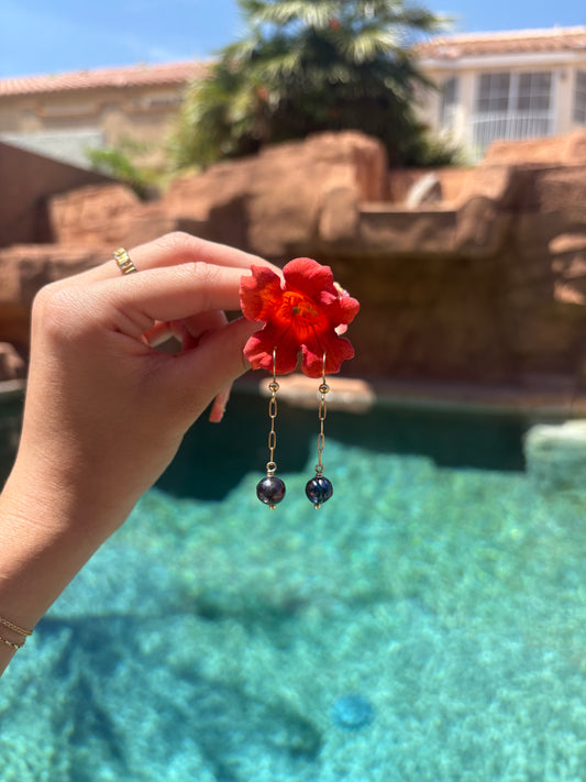 tahitian pearl earrings