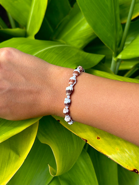 mitre shell bracelet