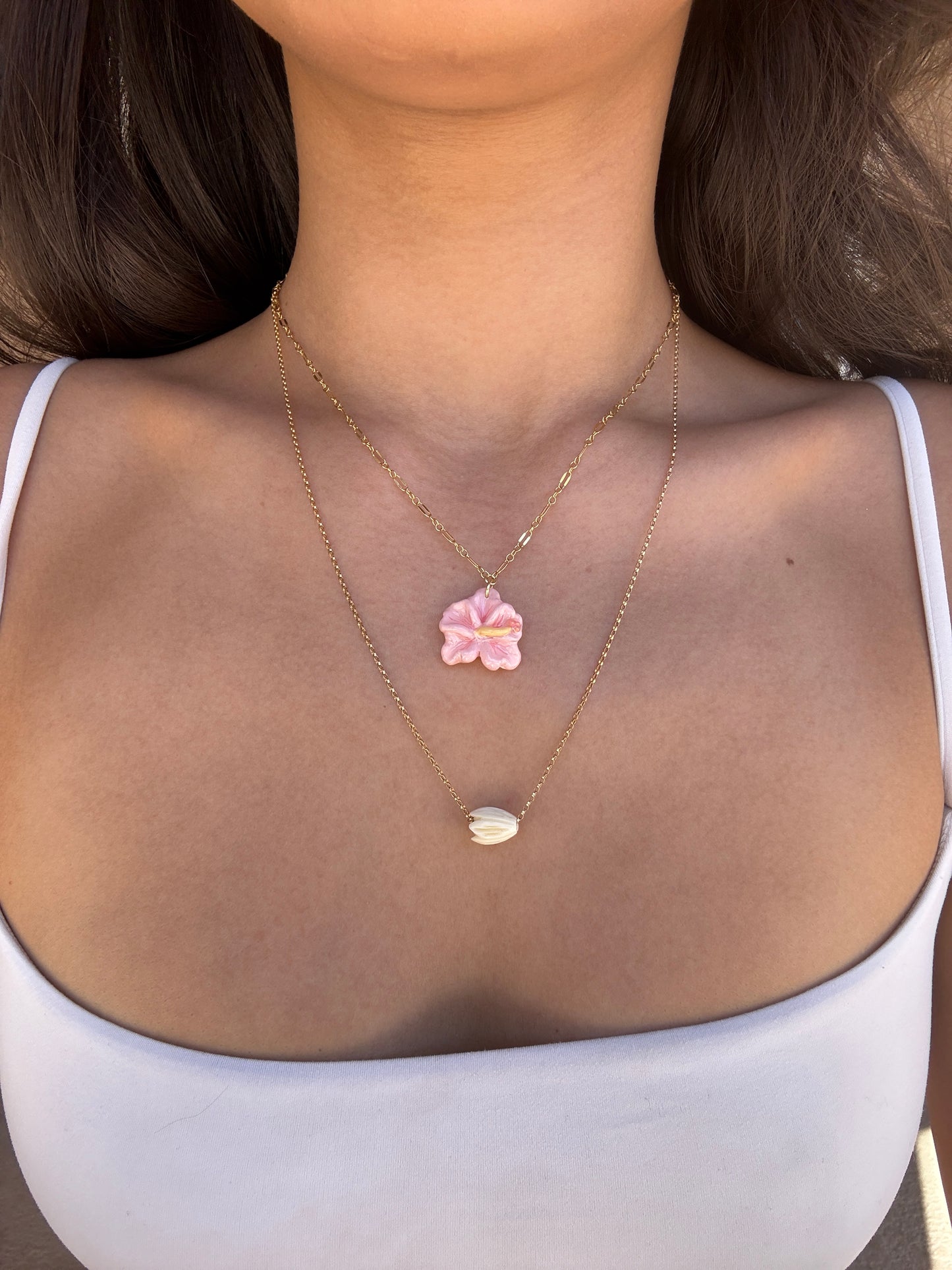 hibiscus necklace