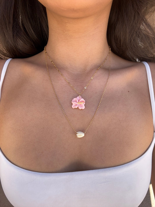 hibiscus necklace